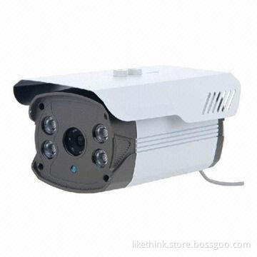 CCTV IR Camera, 1/3-inch Sony CCD Sensor, 4-piece of IR LEDs, 60m IR Distance, 1,200TVL Resolutions